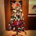 6' Artificial Christmas Tree with Ornaments & Lights